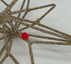 Open Box: Oversized Star Tree Topper - Silver/Gold