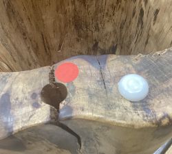 Open Box: Branches Round Accent Table - Natural