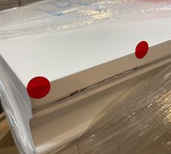 Open Box: Aubrey Storage Cabinet Hutch, 36"W x 48"H - Dutch White