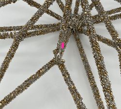 Open Box: Oversized Star Tree Topper - Silver/Gold