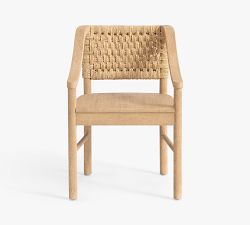 Bolinas Woven Back Dining Armchair
