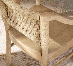 Bolinas Woven Back Dining Armchair