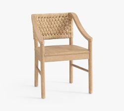 Bolinas Woven Back Dining Armchair