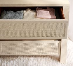 Marina Cane 6-Drawer Dresser (66")
