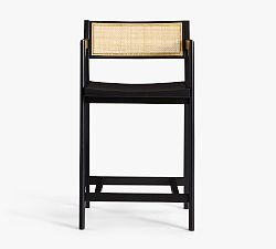 Open Box: Lakeport Stool, Counter Height (24") - Black