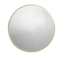 Open Box: Layne Round Wall Mirror (36") - Brass
