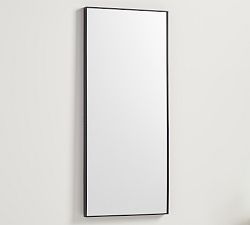 Open Box: Linden Slim Mirror (19" x 44") - Matte Black