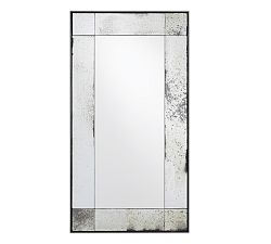 Open Box: Tribeca Antiqued Rectangular Mirror, Small (16"W x  30"H)