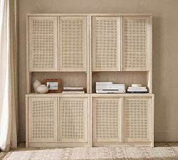 Marina Cane Storage Cabinet Set (72"-108")