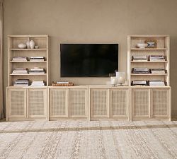 Marina Cane 6-Piece Storage Cabinet Set ​(144")