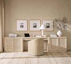 Marina Cane Console Desk (54")