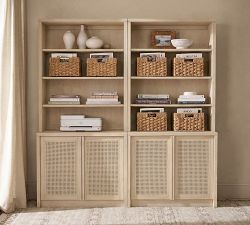 Marina Cane Storage Cabinet Console (72"-144")