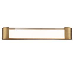 Open Box: Aged Brass Monrou Vanity Light (32")