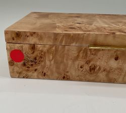 Open Box: Burlwood Jewelry Box, Medium (11.75"W)