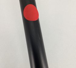 Open Box: Cast Iron Curtain Rod &amp; Wall Bracket, 48" - 88", 0.75" diam. - Cast-Iron Black