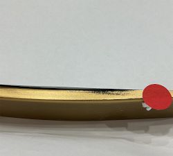 Open Box: Clara Square Glass Nesting Tables - Antique Gold