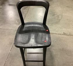 Open Box: Cline Swivel Counter Stool (24") - Charcoal