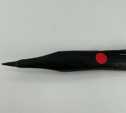 Open Box: Hand-Carved Flock of Bird Objects, Set of 3 - Black