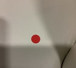 Open Box: Layton Grand Leather Dining Chair - Signature Chalk, Seadrift