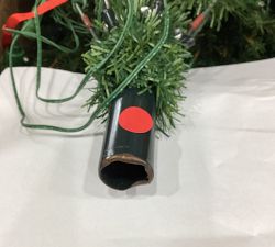 Open Box: Lit Belgium Fir Artificial Christmas Tree (7')