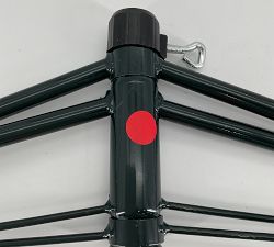 Open Box: Lit Faux Slim Green Mountain Pine (6.5')