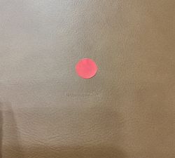 Open Box: Maison Leather Backless Swivel Counter Stool (24") - Statesville Caramel, Bronze