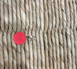 Open Box: Malibu Woven Console Table without Glass Top (50") - Natural