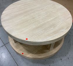 Open Box: Newport Round Coffee Table (36") - Mist
