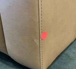 Open Box: Parker Leather Power Swivel Glider Recliner - Aviator Umber