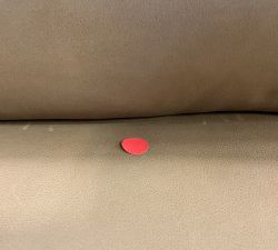 Open Box: Parker Leather Power Swivel Glider Recliner - Aviator Umber