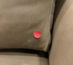 Open Box: Parker Leather Power Swivel Glider Recliner - Aviator Umber