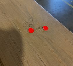 Open Box: Pismo Reclaimed Wood Console Desk (80") - Rustic Warm Gray