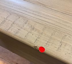 Open Box: Pismo Reclaimed Wood Console Desk (80") - Rustic Warm Gray