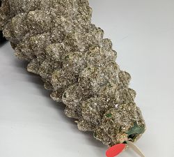 Open Box: Premium Flickering Flameless Tree Candle, Extra Large (13"H) - Green Spruce