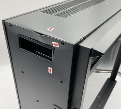 Open Box: Reedley Electric Fireplace Media Cabinet (72") - White