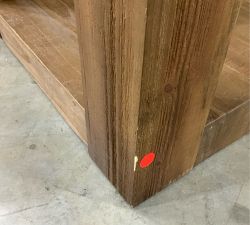 Open Box: Rockport Rectangular Reclaimed Wood Side Table (24") - Cocoa Brown