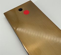 Open Box: Sherman Metal Task Floor Lamp (45") - Vintage Brass