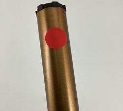 Open Box: Somorset Curtain Rod, 166"-240", 1.25" Diam. - Burnished Brass