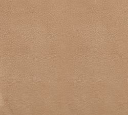 Open Box: Ayden Barrel Leather Swivel Armchair (32") - Nubuck Wheat