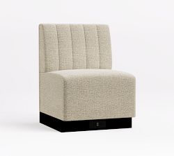 Garbo Channel Tufted Upholstered Banquette