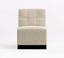 Garbo Grid Tufted Upholstered Banquette