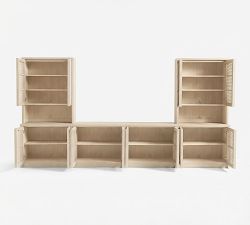 Marina Cane 6-Piece Storage Cabinet Set ​(144")