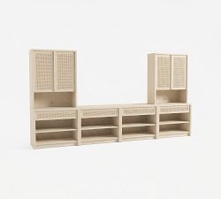 Marina Cane 6-Piece Storage Shelf Set (144")