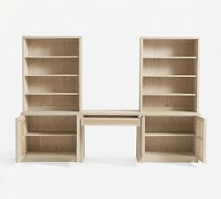 Marina Cane Storage Cabinet Desk (108")