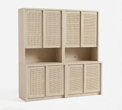 Marina Cane Storage Cabinet Set (72"-108")