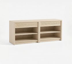Marina Cane Storage Shelf Console (72"-144")