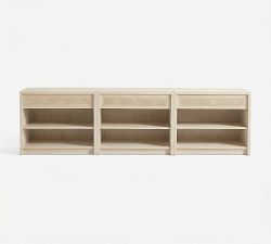 Marina Cane Storage Shelf Console (72"-144")