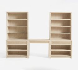 Marina Cane Storage Shelf Desk Set (126")