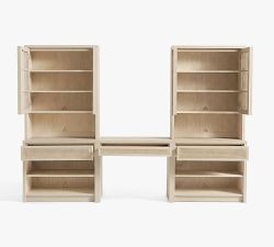 Marina Cane Storage Shelf Desk Set (126")