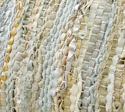 Woven Leather Lumbar Pillow